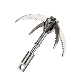 Vanda Stainless Steel Gravity Wall Tree Rock Climbing Folding Grappling Tool Flying Tiger Claw Gear Hook