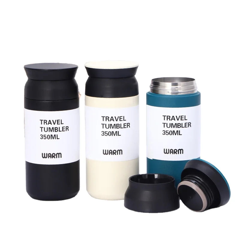 350ML/500ML Wholesale 18/8 Stainless Steel Vacuum Flask Insulated Thermos Cup Coffee Mug Flask Thermos for School