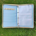 Wholesale Photo Album Rings Zipper Closure Loose Leaf Photo Folder Holder Large Leather Photo Albums Book with Envelopes