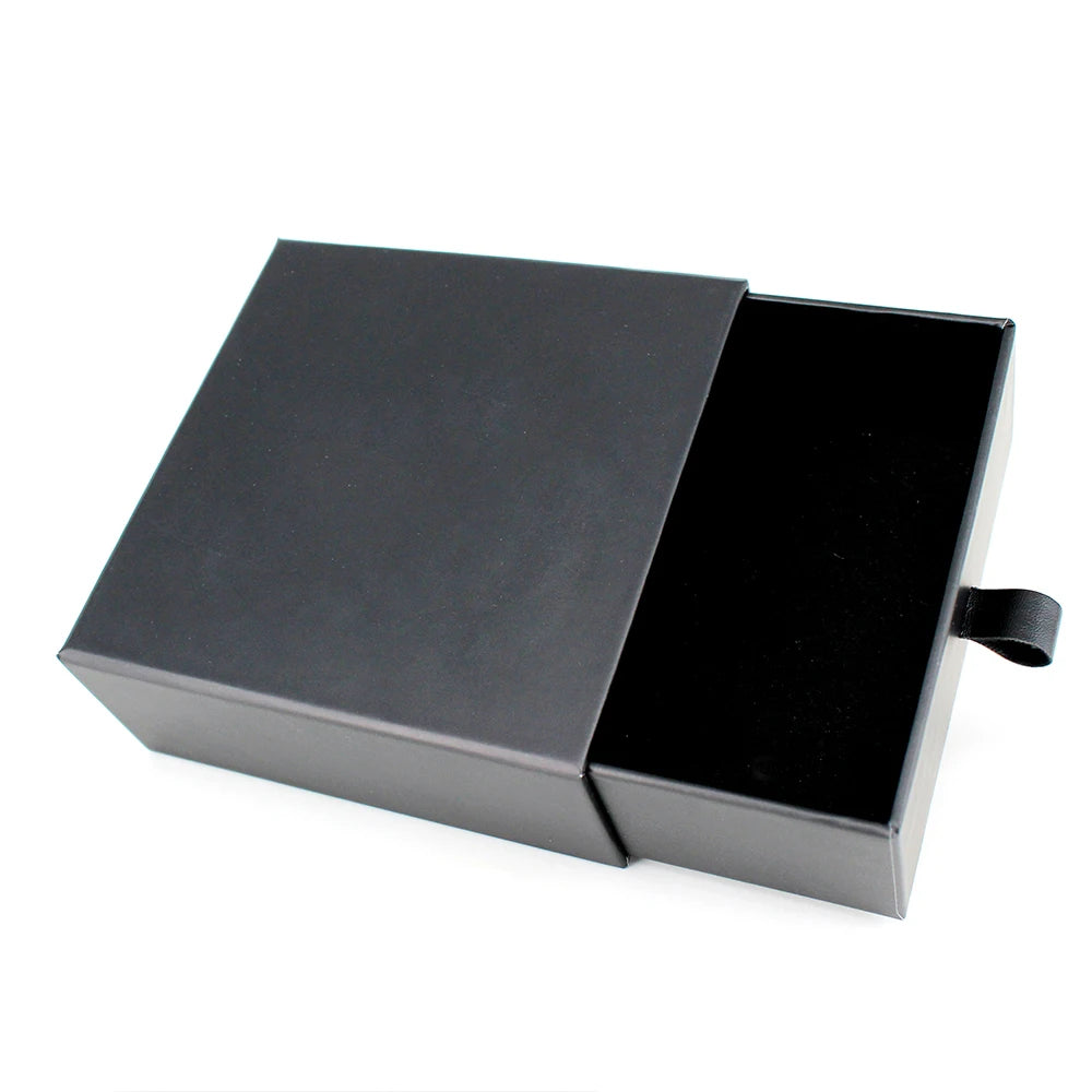 Custom Paper Cardboard Jewelry Storage Box UV Advantageous Drawer Packaging Ring Bracelet Necklace Watch Industrial Use Sponge