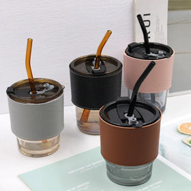 Personalized Non Slip Cup Holster Heat Insulation Coffee Cup Protective Cover Sleeve Glass Water Bottle Holder