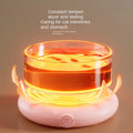Dog Constant Temperature Ceramic Water Dispenser Heating Bowl Winter Feeding Solid Pattern Drinking Bowl