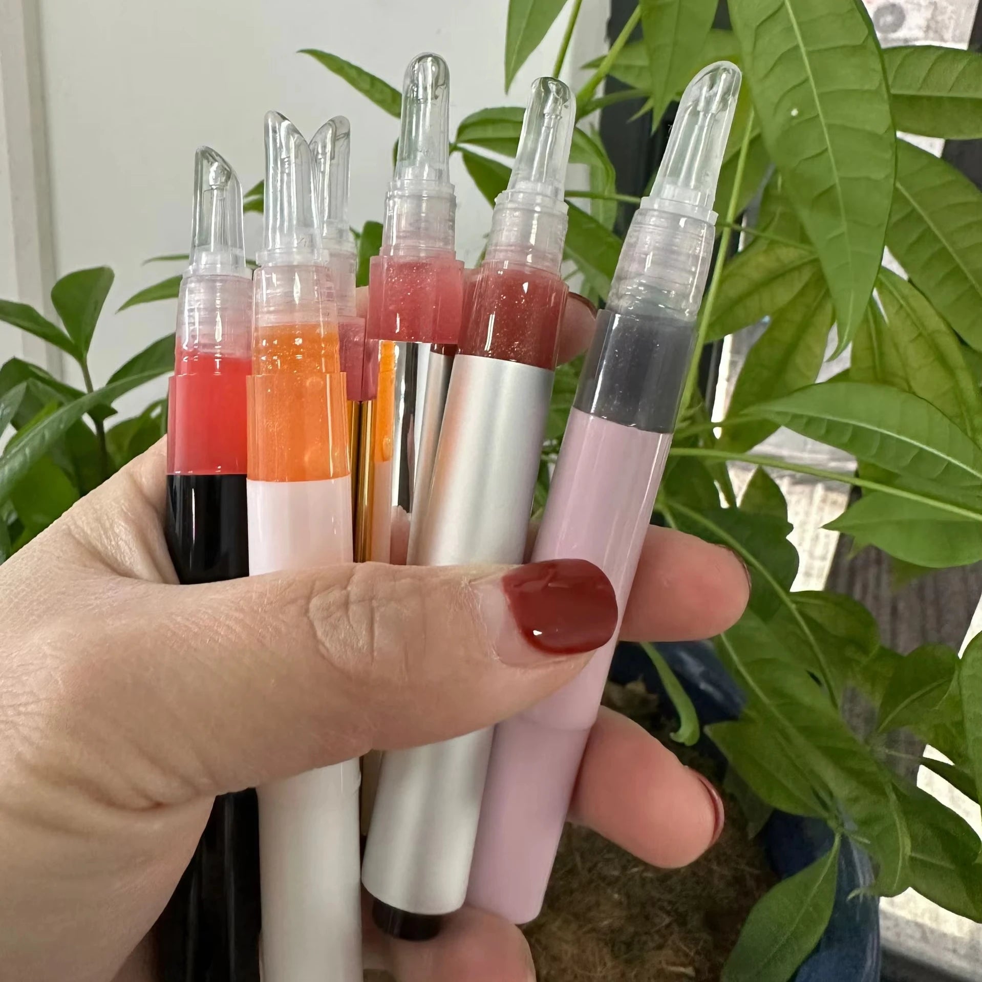 Hot-Sell New Arrival DIY Lip Makeup Oil No Logo Private Label Plumper Lip Oil Lips Makeup Products Lip Protector Liquid Lip Balm