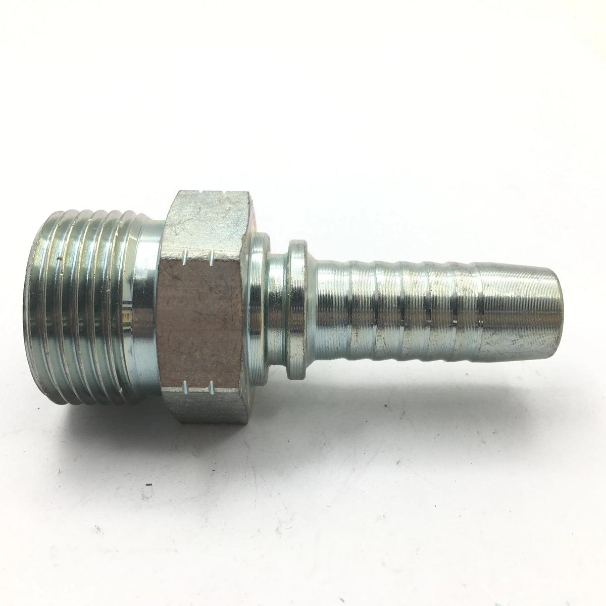 14211 Carbon Steel High Pressure Zinc Plated Flat Seal Male Hydraulic Quick Coupler Hose Fitting