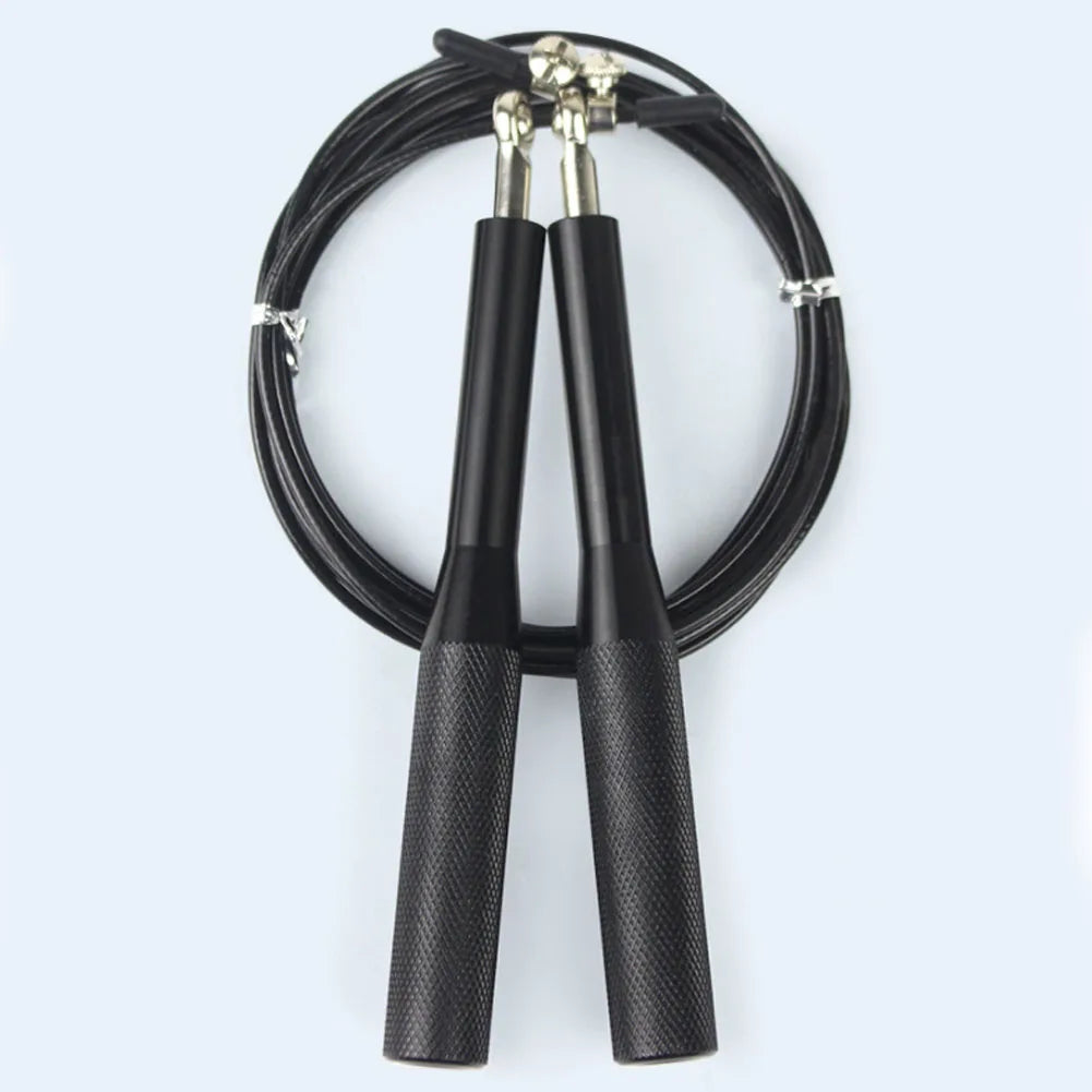 Adjustable Aluminum Handles Skipping Rope Speed Jump Rope for Home Gym