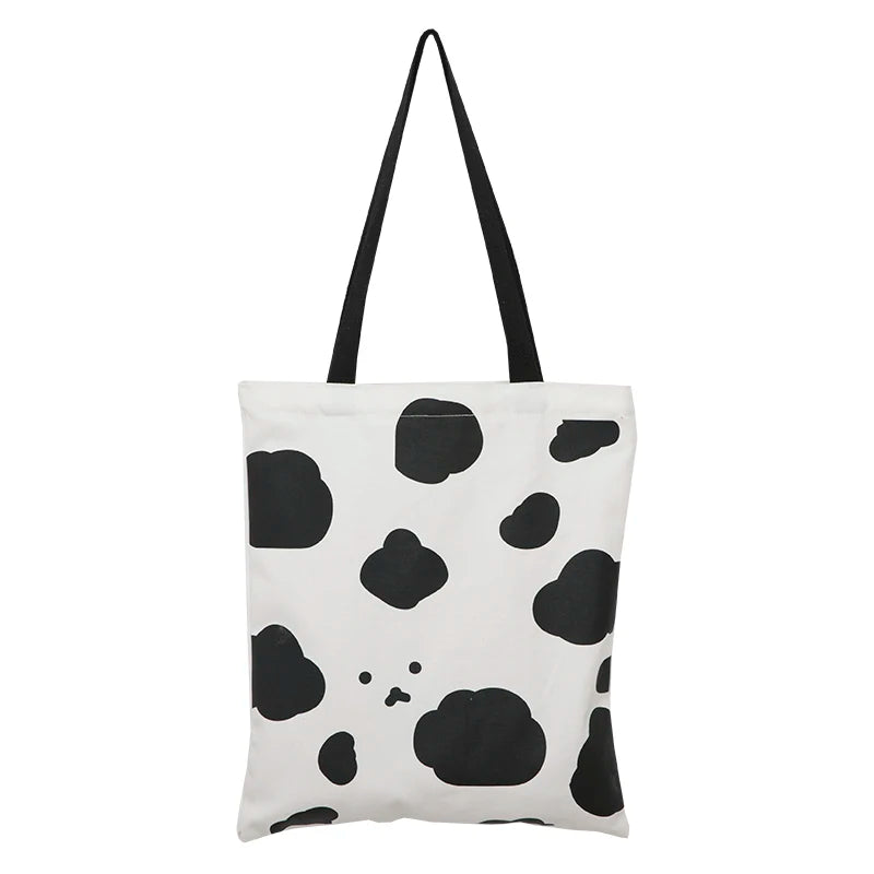 Wholesale Customized Letter Pattern Eco-friendly Canvas Tote Folding Shopping Cotton Bag Silk Screen Printed Custom Logo for