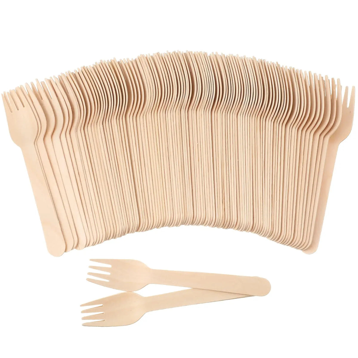 Food-Grade Disposable Biodegradable Mini Wooden Spork Cute Cutlery Set Including Forks for Luxury Party Occasions