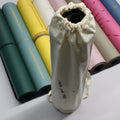 Friendly Pilates Yoga Training Yellow White Red Black Grey Pink Green Blue Natural Rubber 4mm PU Yoga Mat With Strap