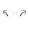 2102G95 2023 High End Spectacle Eyewear Frames  Custom  Fashion Cat Eye Metal Optical Frames Female