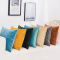 Solid Velvet Sofa Cushion Cover 40x40/45x45/40x60/50x50/55x55/60x60cm Super Soft Throw Pillow Case/