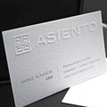Thick Paper Letterpress Name Card Luxury Business Card 3d Custom Logo Embossed/ Debossed Printing Paper Board