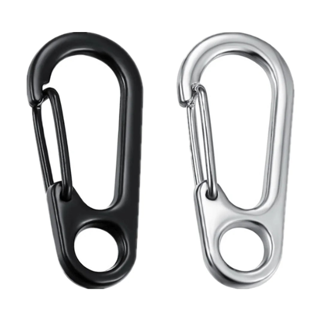 32mm Zinc Alloy Mini SF Spring Backpack Clasps EDC Keychain Paracord Carabiner Clip