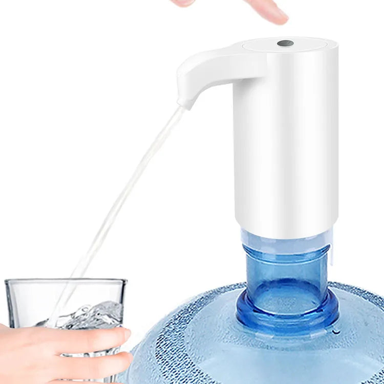 Wireless Water Dispenser High Pressure Electric Water Pump for Barreled Water Bottle LED Light USB Rechargeable Vacuum Pump