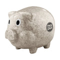 Fashion Natural Wheat Straw and PP Blend Piggy Bank with a Screw on Lid Promotional Gifts PGB001 Wheat Straw Piggy Bank in Stock