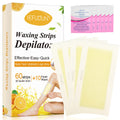 SEFUDUN Cold Wax Strip Paper Private Label Reusable Facial Wax Strips for Hair Removal Wholesale Upper Lip Eyebrow Wax Strip
