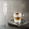 Modern Electric Stainless Steel Foam Maker Battery Operated Plastic Milk Frother/Mixer for Foam Drinks & Beverages