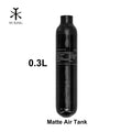 TUXING CE China Factory High Pressure 0.3L 3000psi 300bar Small Size Paintball Composite Aluminum Black Carbon Fiber Air Tank