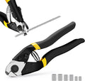 YUHANG Heavy Duty 5/32" Aircraft Cable Wire Rope Cutter DIY Grade 65# Carbon Steel 8mm Capacity CE Certified OEM ODM HRC 55-61