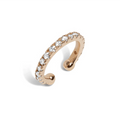 Wholesale Minimalist Korean 925 Sterling Silver Mini Ear Cuff Diamonds Fine Jewelry Earrings Women Zircon Ear Cuffs for Girls