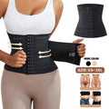 Large Size Breathable Waist Cincher Powerful Abdominal Shaping Belt with Rivet Decoration Waist Correction Belt