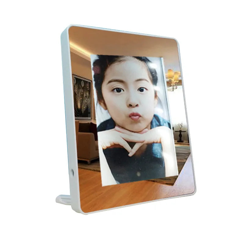 Rectangle Sublimation LED Magic Mirror With Photo Frame for Christmas/Wedding/Birthday Home Decor