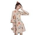 Chinese Improved Cheongsam Qipao Women Fashion Elegant Hanfu