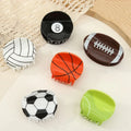 New Football Hair Claws Basketball Hair Clips Soccer Volleyball Shark Tennis Hair Claws Accessories Wholesale
