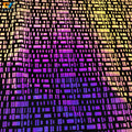 Wholesale High Visibility Colorful Reflective Polyester Fabric Print Rainbow Waterproof Sewing EN20471 Certified 0.12mm Thick MegaBDM