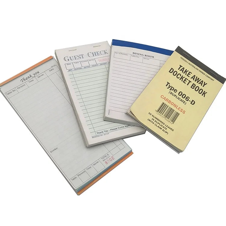 Wholesale Custom Design Recycle Paper Notebook Note Pad Memo Notepad Docket Book Printing