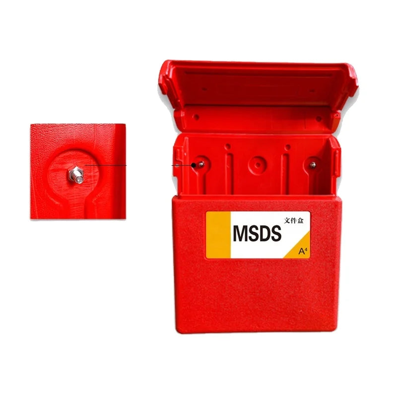 Hotsale Eco-friendly PP Material SDS MSDS A4 A5 Document Box for Lab Chemical Field