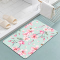U-HOME Cheap Retro Personalised Bath Floor Mat Custom Logo Bath Set Non Slip Rubber Oval Shape Bathroom Rug Mat
