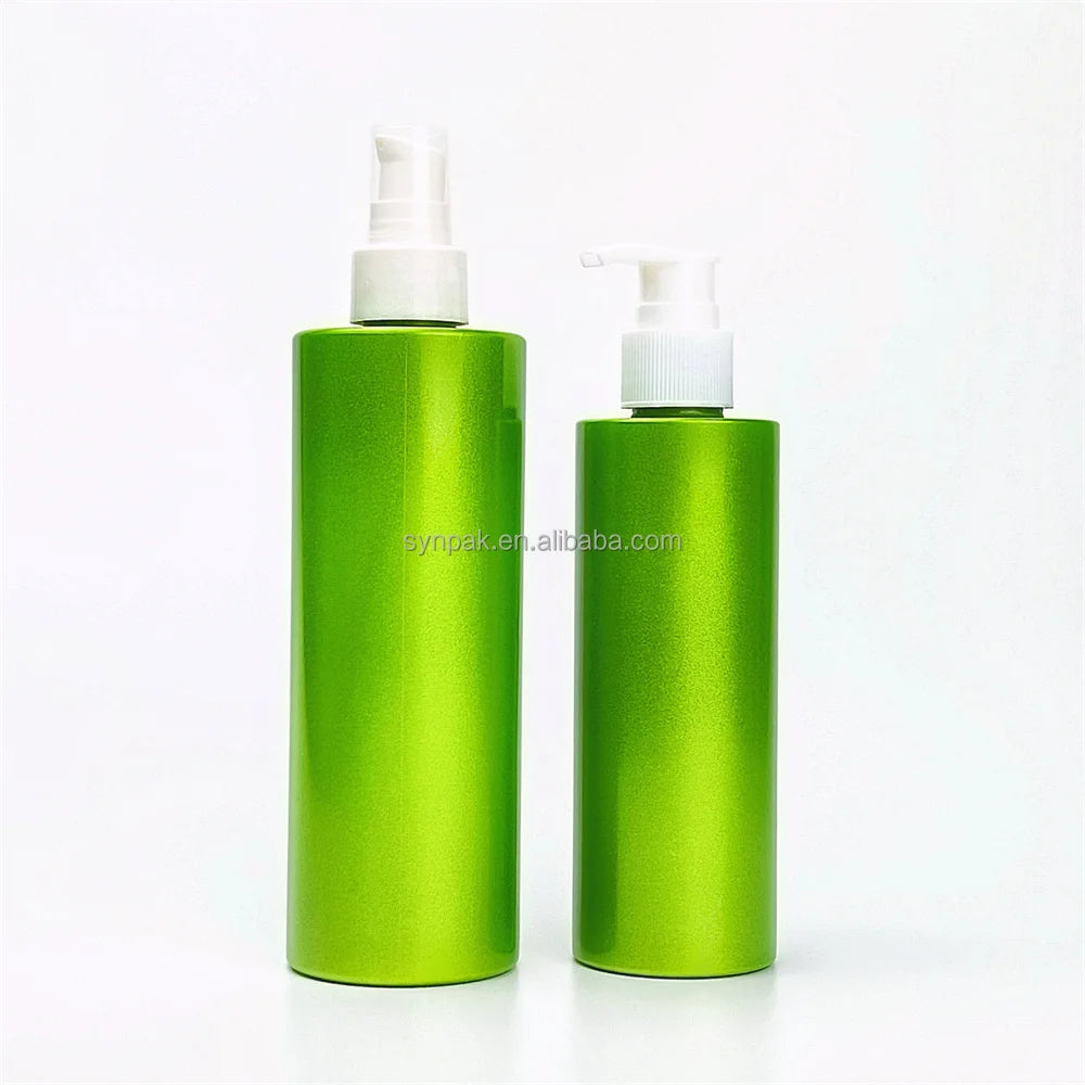 Customize 300/500ml PET Cylinder Pump Sprayer Bottle with Screen Printed for Shampoo Lotion Skin Care Serum-Luxury & Convenient