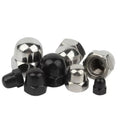 Factory Direct M6 Hex Bolt Protection Black Decorative Nylon/Plastic Zinc Plated Class 4.8 6.8 Fully Threaded Nut Cover/Cap