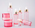 Spray Mist Bottle 100ml PET Bottle Small Empty Room Mist Oil Spray Pump Bottle Transparent Pink 30ml 50ml 100ml Screen Printing