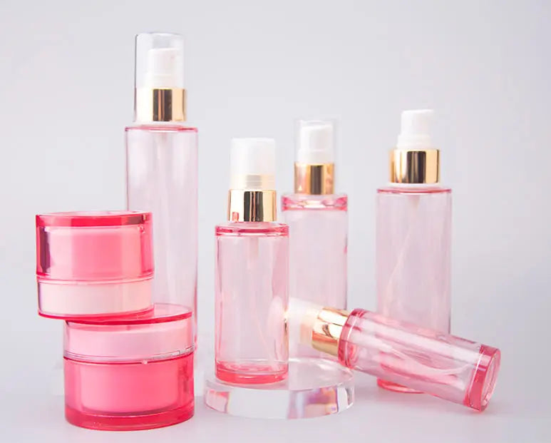 Spray Mist Bottle 100ml PET Bottle Small Empty Room Mist Oil Spray Pump Bottle Transparent Pink 30ml 50ml 100ml Screen Printing