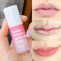 Oem Moisturizing Sugar Soft Exfoliating Bubble Mousse Lip Balm Scrub Bubble Reduce Lip Fine Lines Smoothing Lip Scrub
