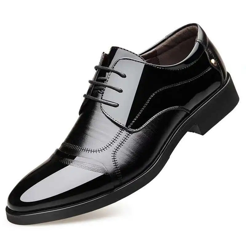 New Business Leather Shoes Men's Formal Youth Casual Korean Version Trend British Men's Shoes