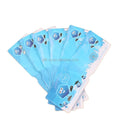 Waterproof PVC Card Holder with Letter Pattern Plastic ID Card Pouch for Business or ATM Card Use