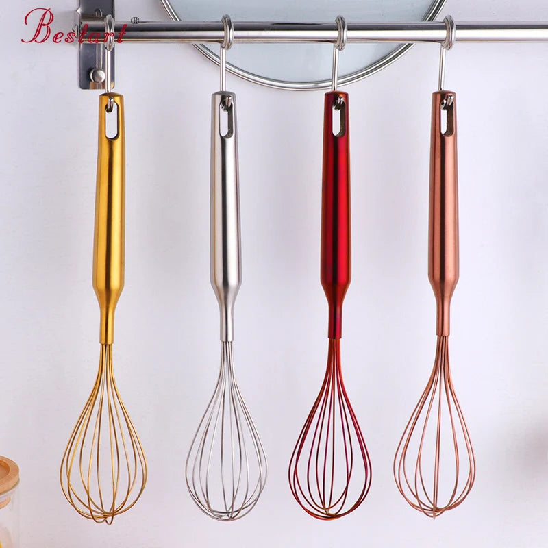 Kitchen Tool Stainless Steel Handheld Blender Eco-Friendly Manual Egg Beater and Whisk Mixer