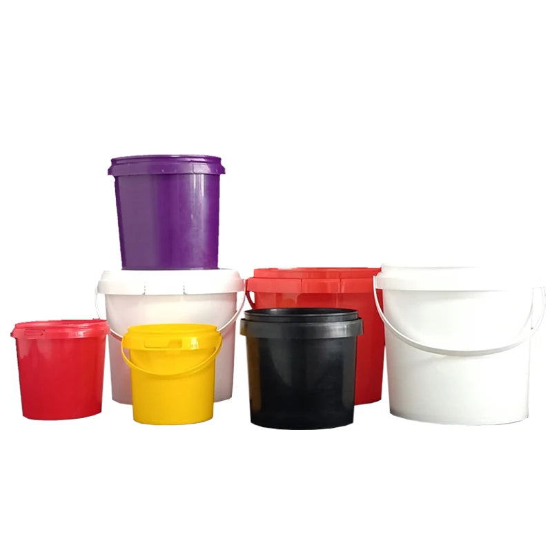 Customized Measuring 32oz Plastic Bucket with logo 10l Popcorn Plastic Buckets with Lids Wholesale