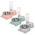 Kingtale Pet Supplies Double Dog Cat Bowls Pet Bowls Station Pet Food Water Feeder Premium Stainless Steel