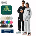 2026 New Arrival 370G Polar Fleece Sweatshirts Long Sleeve Oversized Custom Blank Cotton Hoodie Crew Neck Sweatshirts