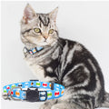 2022 New Arrival Wave Point Flower Print Dog Leashes Wanderer Red Webbed Nylon Dog Cat Animal Collar Pet Collars