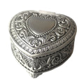 Wholesale Emboss Alloy Metal Music Box Wind up and Golden Movement Music Box for Christmas/Birthday/Valentine's Day