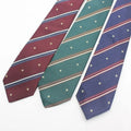 Fashion Classic Business Men's Tie Custom Strip Polyester Woven Men's Tie Custom 100% Silk Necktie