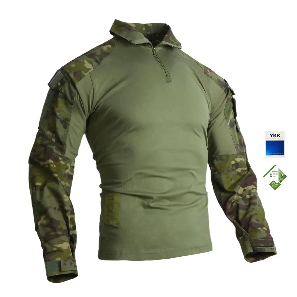 Emersongear G3 Camouflage Abrasion Resistance Tactical Clothing Shirt Combat T-Shirt Uniform Tactical Uniform for Men