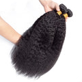 Mink  Grade Yaki Straight Hair Bundle 100% Cuticle Aligned Virgin Brazilian Kinky Straight Human Hair Extensions