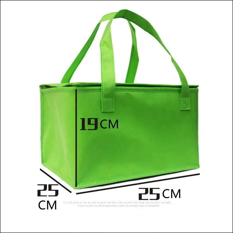 Manufacturer Custom Small Non-Woven Cooler Bag Thickened Aluminum Foil Insulation for Cake for Transport and Storage