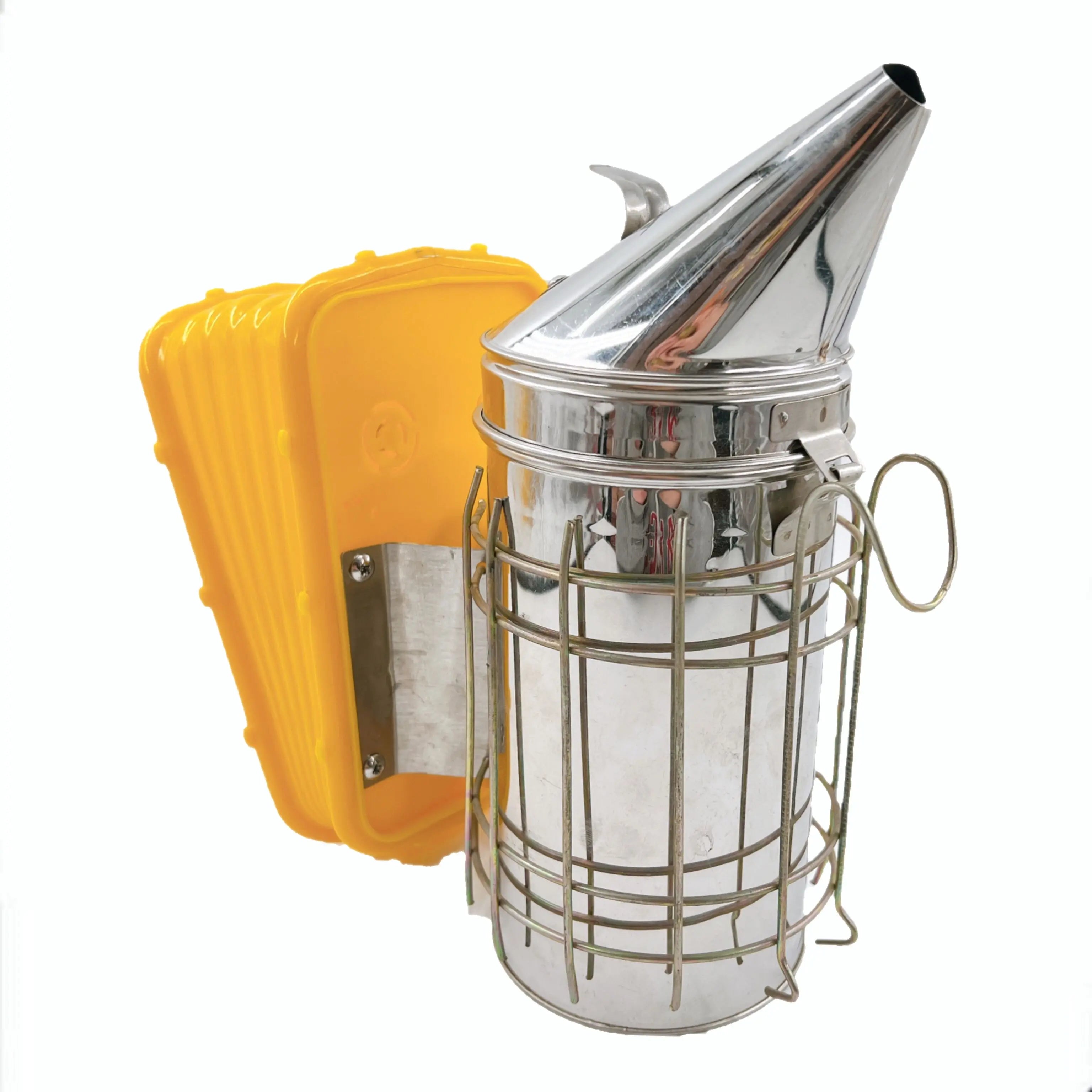 CHINABEES Stainless Steel Manual Beekeeping Smoker New Condition Bee Smoke Bombs Tool Apiculture Sprayer for Beekeepers