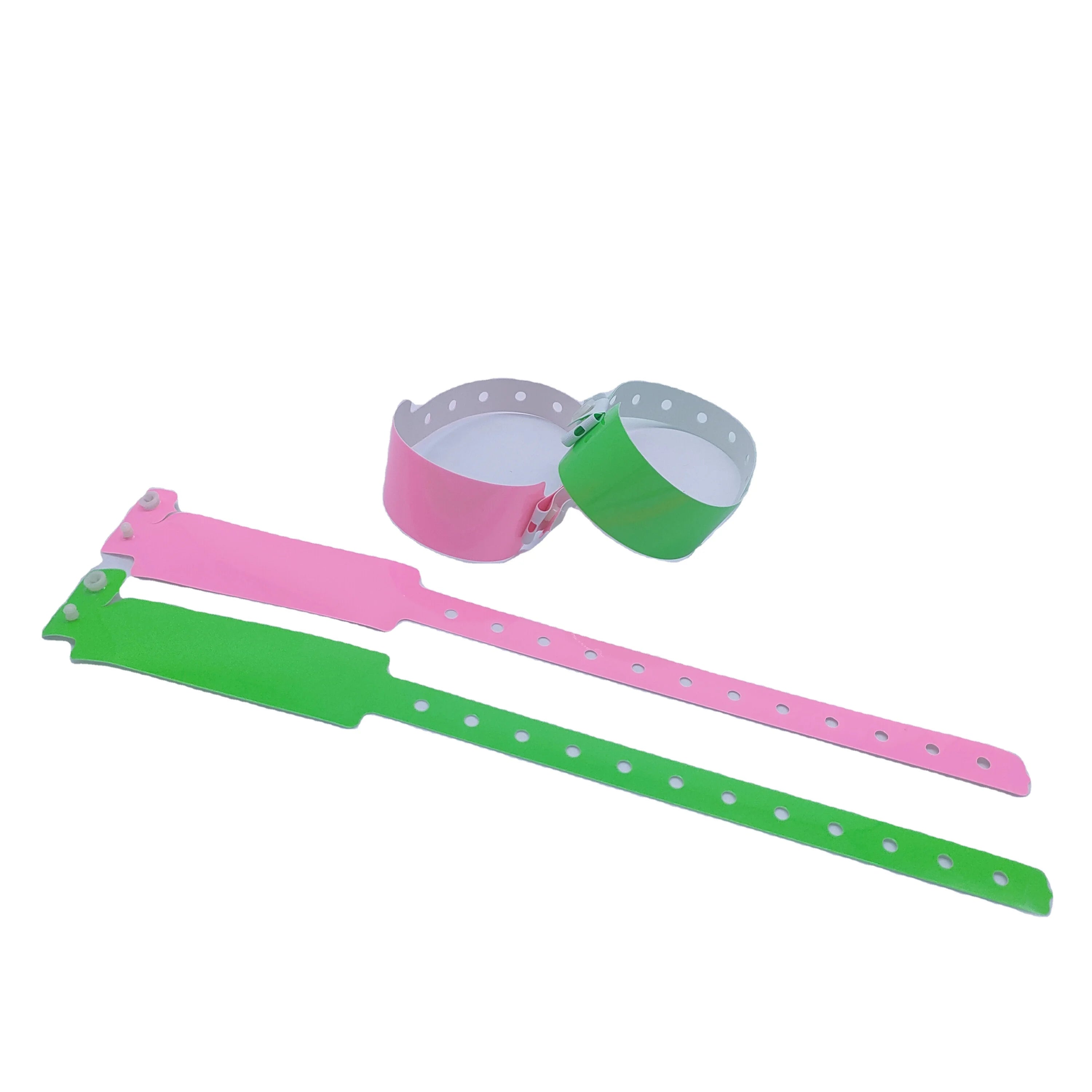 One-off Soft Glowing in the Dark Neon Luminescent PVC Waterproof Vinyl Bracelet & Wristbands for Night Club